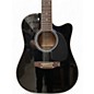 Used Takamine EF381 Black 12 String Acoustic Electric Guitar