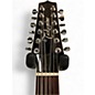 Used Takamine EF381 Black 12 String Acoustic Electric Guitar