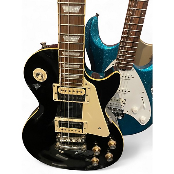 Used Epiphone Les Paul Standard Black Solid Body Electric Guitar