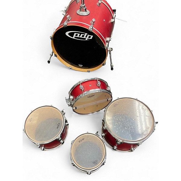 Used PDP by DW 5 Piece SPECTRUM Cherry Stain Drum Kit