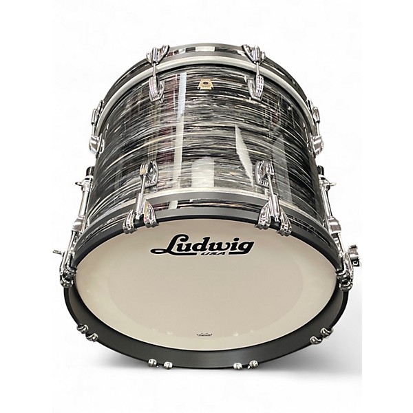 Used Ludwig 5 Piece Classic Maple Black Drum Kit