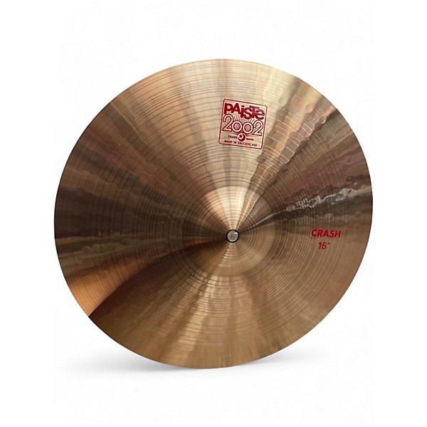 Used Paiste 16in 2002 Crash Cymbal