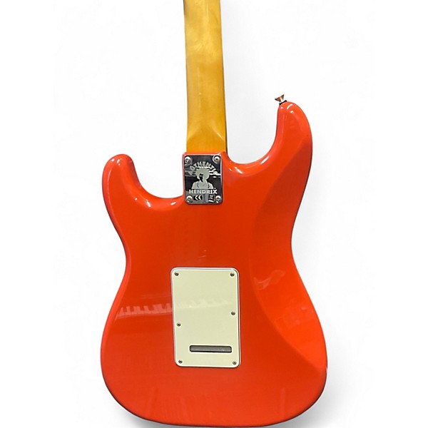 Used Fender Jimi Hendrix Monterey Stratocaster Olympic White Solid Body Electric Guitar