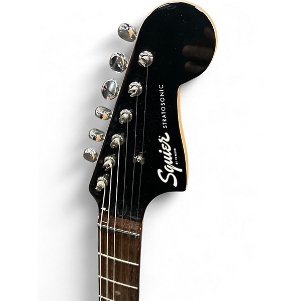 Used Squier Paranormal stratosonic Red Solid Body Electric Guitar