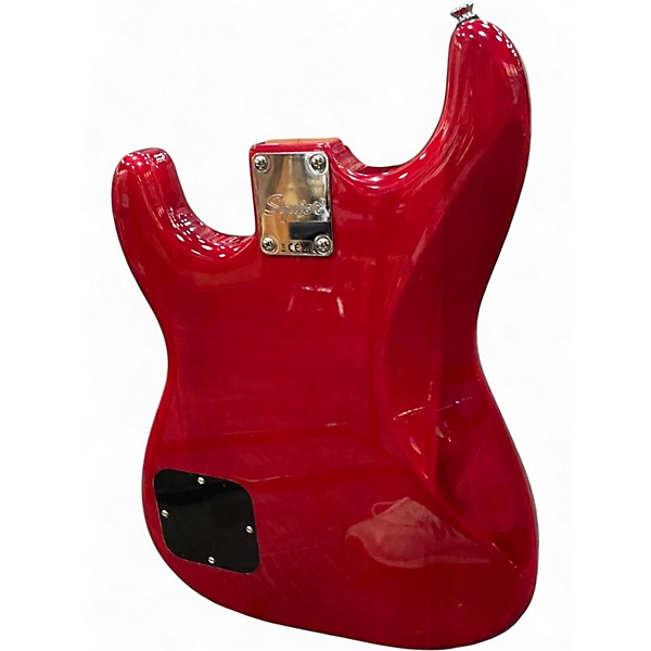 Used Squier Paranormal stratosonic Red Solid Body Electric Guitar
