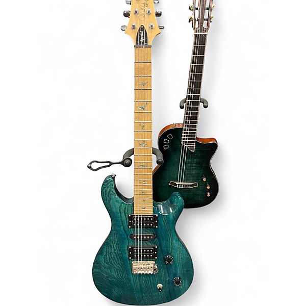 Used PRS Swamp Ash Special Blue Solid Body Electric Guitar