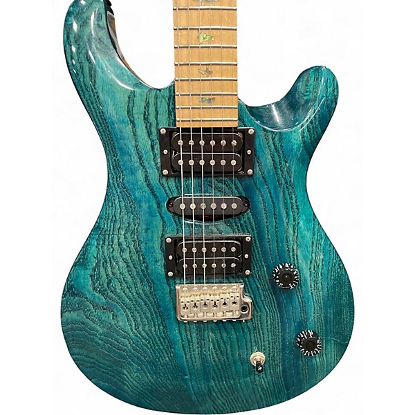 Used PRS Swamp Ash Special Blue Solid Body Electric Guitar