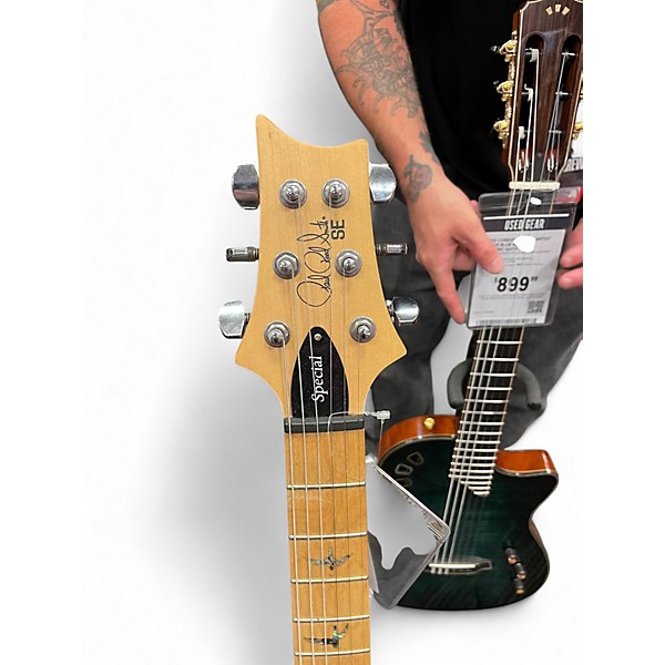 Used PRS Swamp Ash Special Blue Solid Body Electric Guitar