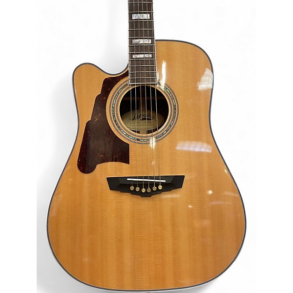 Used D'Angelico DAA500 Natural Acoustic Electric Guitar