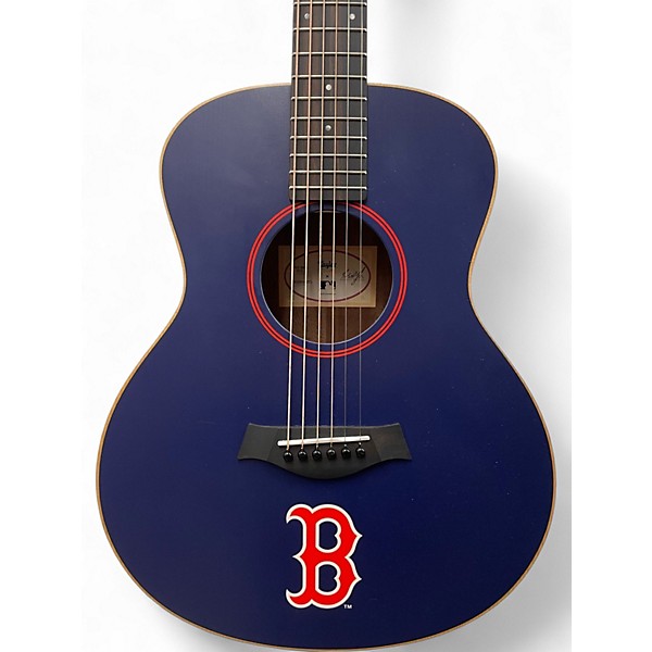 Used Taylor GS Mini MLB Boston Red Sox Blue Acoustic Guitar