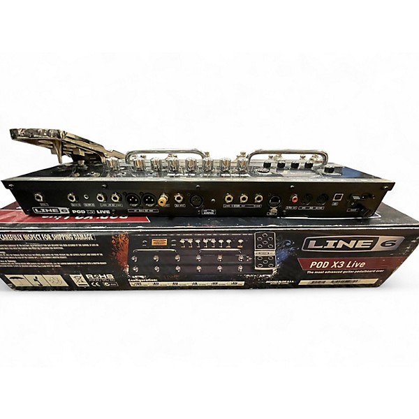 Used Line 6 Pod X3 Live Amp Modeler Effect Processor