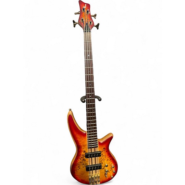 Used Jackson PRO SERIES SPECTRA IV TRANSPARENT CHERRY BURST Electric Bass Guitar
