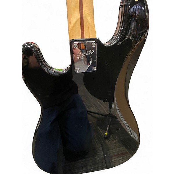 Used Squier Affinity Precision Bass Black Electric Bass Guitar