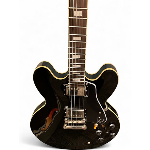 Used Epiphone ES335  Ebony Hollow Body Electric Guitar