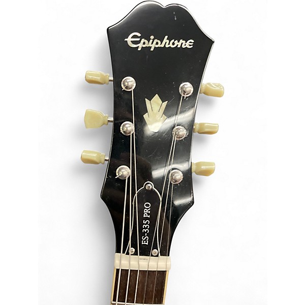 Used Epiphone ES335  Ebony Hollow Body Electric Guitar