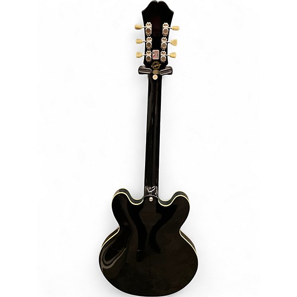 Used Epiphone ES335  Ebony Hollow Body Electric Guitar