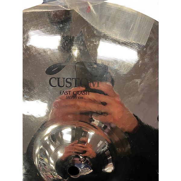 Used Zildjian 14in A Custom Fast Crash Cymbal