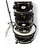 Used Pearl 5 Piece Rhythm Black and Silver Drum Kit