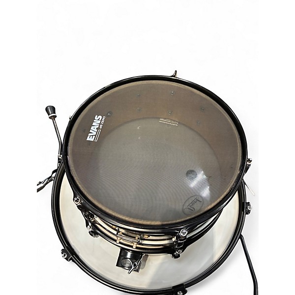 Used Pearl 5 Piece Rhythm Black and Silver Drum Kit