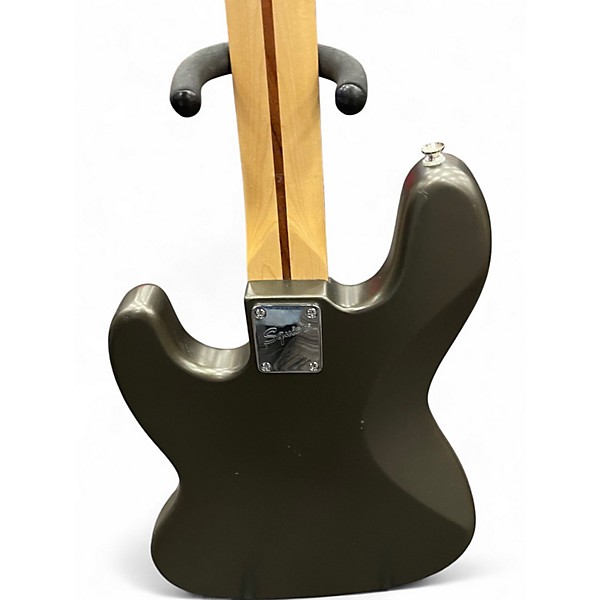 Used Squier STANDARD JAZZ BASS GREY Electric Bass Guitar