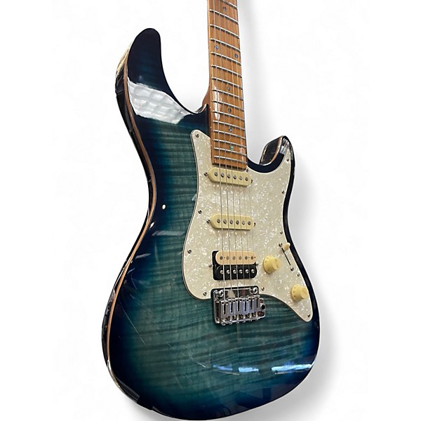 Used Sire Larry Carlton S7 FM Trans Blue Solid Body Electric Guitar