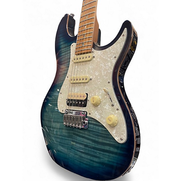 Used Sire Larry Carlton S7 FM Trans Blue Solid Body Electric Guitar