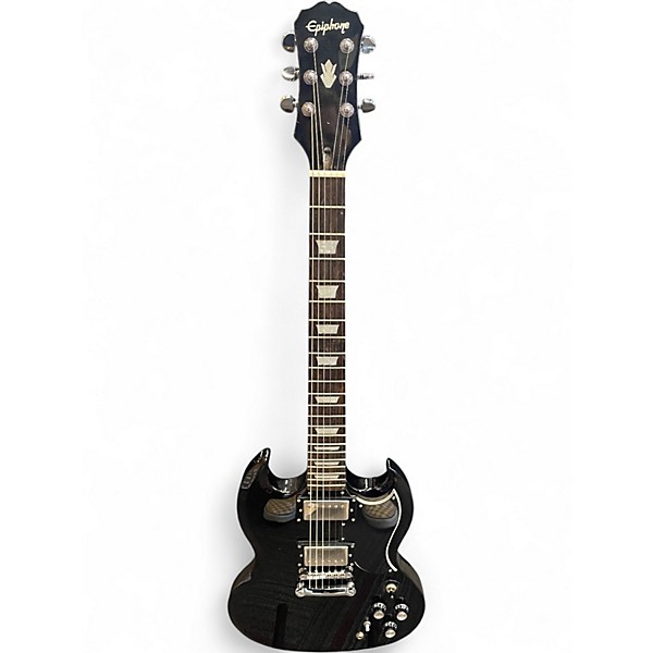 Used Epiphone SG Standard Black Solid Body Electric Guitar