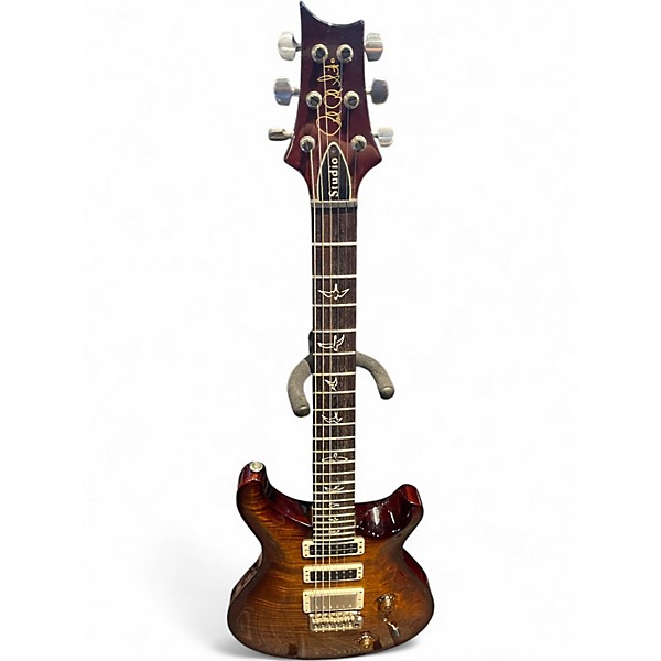 Used 2011 PRS Studio Orange Tiger Solid Body Electric Guitar