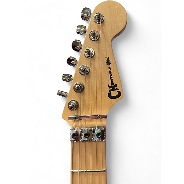 Used Charvel Pro Mod San Dimas HSS FLOYD PLATINUM PEARL Solid Body Electric Guitar