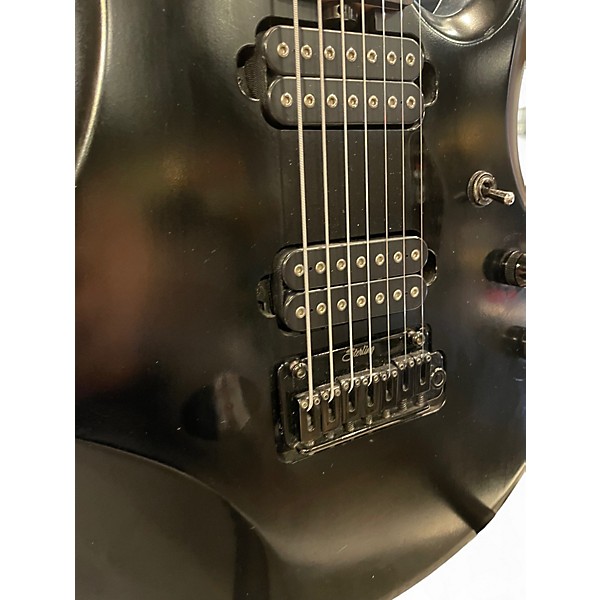 Used Sterling by Music Man JP70 John Petrucci Signature Stealth Black Solid Body Electric Guitar