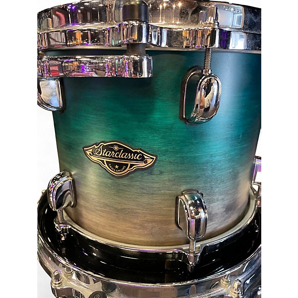 Used TAMA 4 Piece Starclassic AQUA OCEAN FRONT Drum Kit