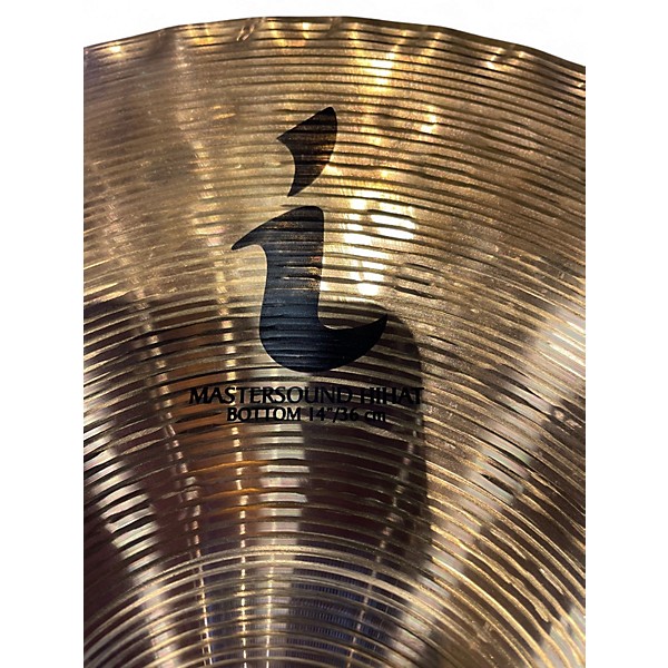 Used Zildjian 14in Mastersound Hi Hat Pair Cymbal