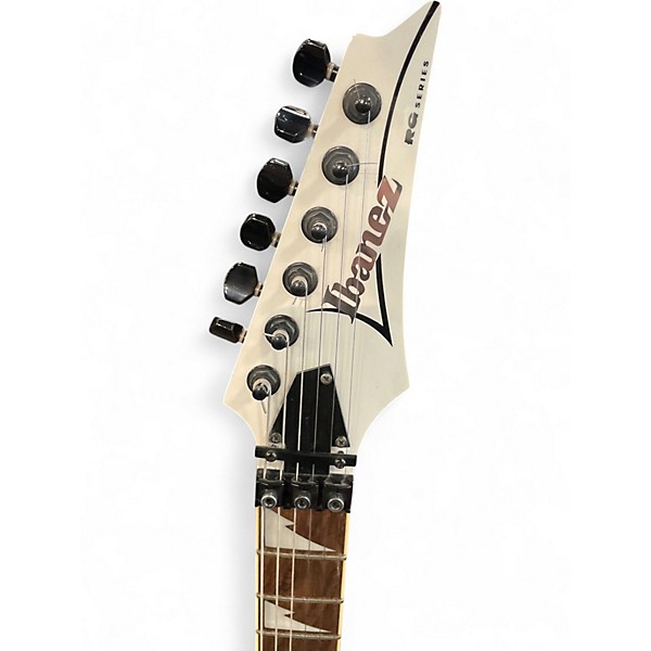 Used Ibanez RG350DX RG Series White Solid Body Electric Guitar