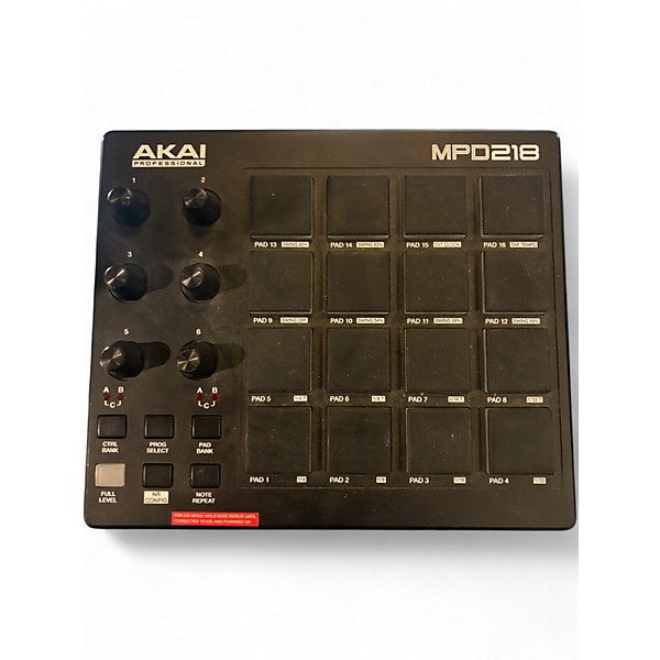 Used Akai Professional MPD218 MIDI Controller