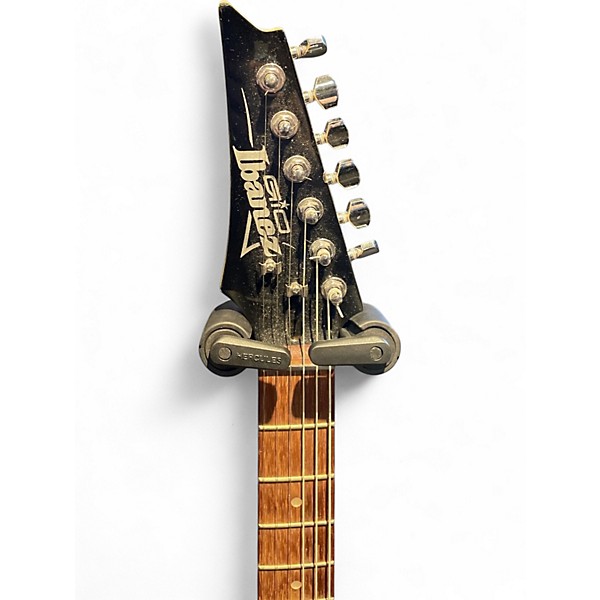 Used Ibanez GRX70QAL Transparent Blue Burst Electric Guitar