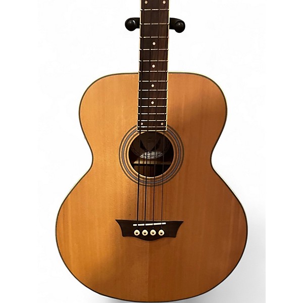 Used Dean EAB AE Natural Acoustic Bass Guitar