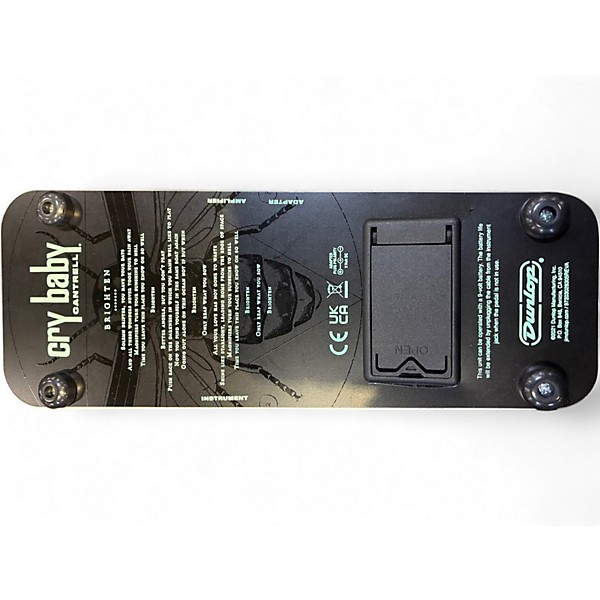 Used Dunlop JC95 Jerry Cantrell Signature Cry Baby Wah Effect Pedal