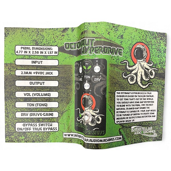 Used Interstellar Audio Machines Octonaut Hyperdrive Effect Pedal