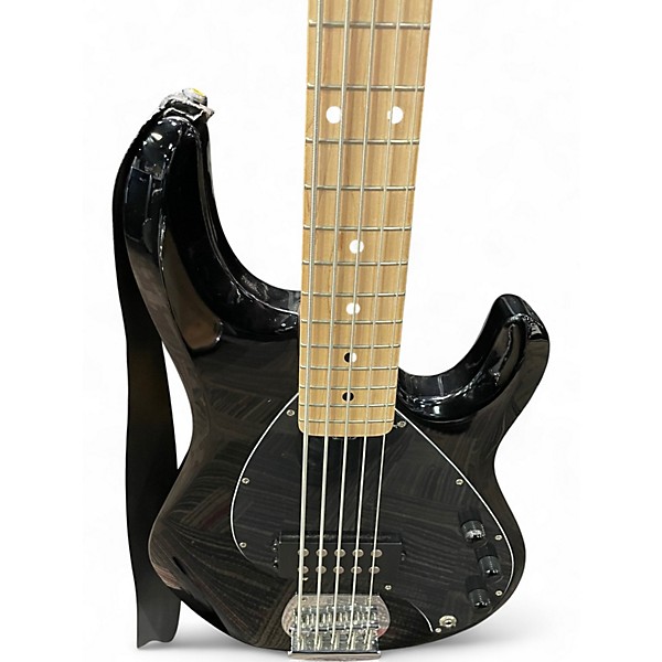 Used Sterling by Music Man STING RAY 5 Black Electric Bass Guitar