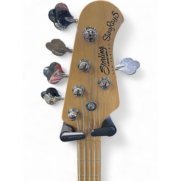 Used Sterling by Music Man STING RAY 5 Black Electric Bass Guitar