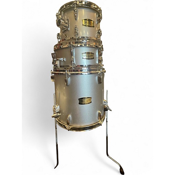 Used Yamaha 4 Piece Manu Katche Jr Silver Drum Kit