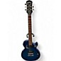 Used Epiphone Les Paul Special II Plus Transparent Blue Solid Body Electric Guitar thumbnail