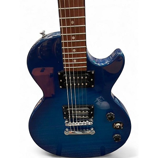 Used Epiphone Les Paul Special II Plus Transparent Blue Solid Body Electric Guitar