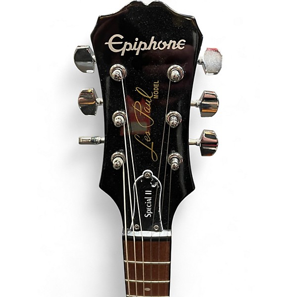 Used Epiphone Les Paul Special II Plus Transparent Blue Solid Body Electric Guitar