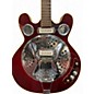 Used Mosrite D100 Trans Red Resonator Guitar