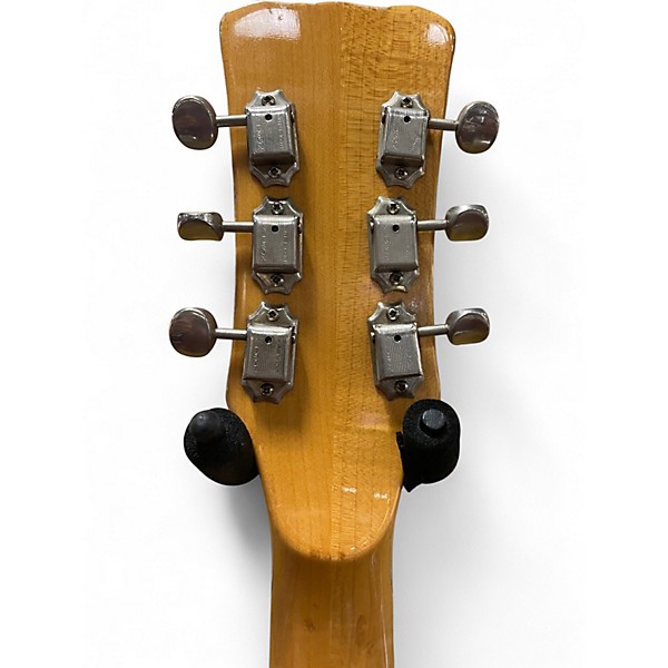 Used Mosrite D100 Trans Red Resonator Guitar