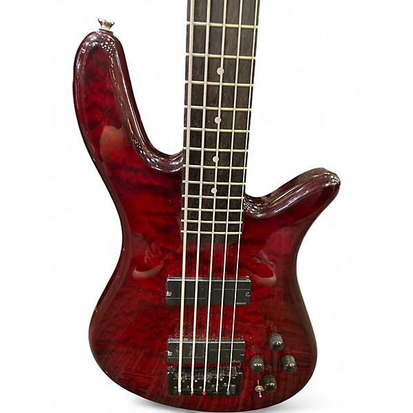 Used Spector Legend 5 Standard quilt red Electric Bass Guitar