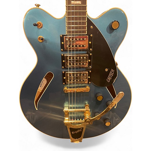 Used Gretsch Guitars CAT CB 3PU Blue Hollow Body Electric Guitar