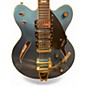 Used Gretsch Guitars CAT CB 3PU Blue Hollow Body Electric Guitar
