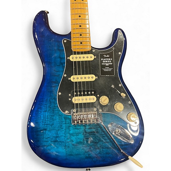 Used Fender Player Plus Stratocaster Blue Burst Solid Body Electric Guitar